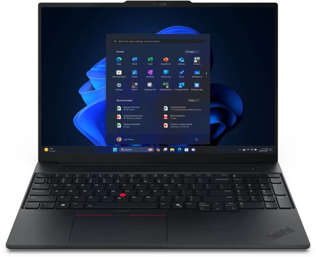Lenovo ThinkPad E16 Gen 3 AMD Ryzen 7 250 Laptop 16" WUXGA