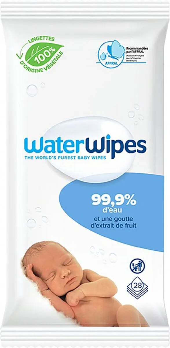 WaterWipes Billendoekjes 28 Stuks