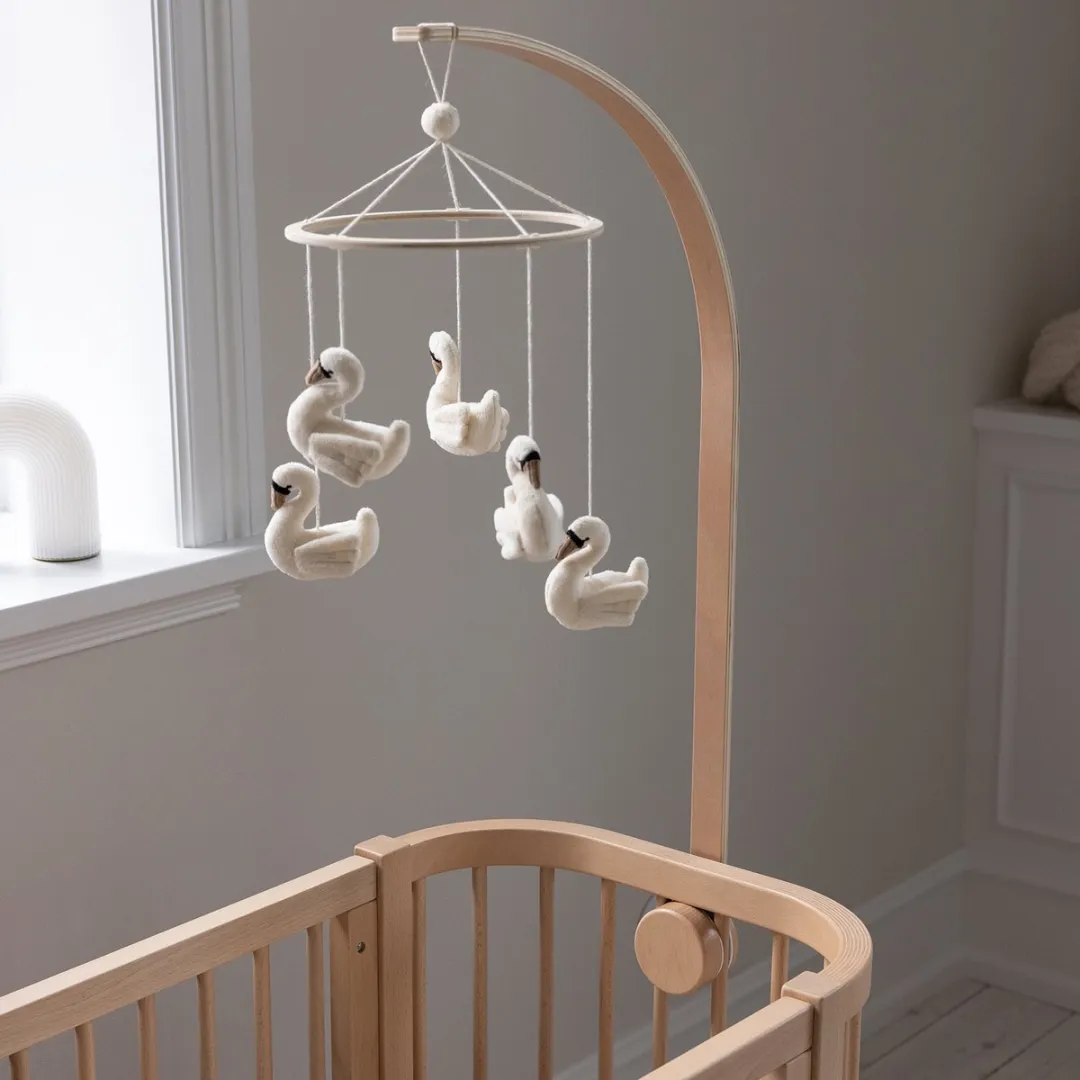Sebra Baby Mobile Swans - Ivory