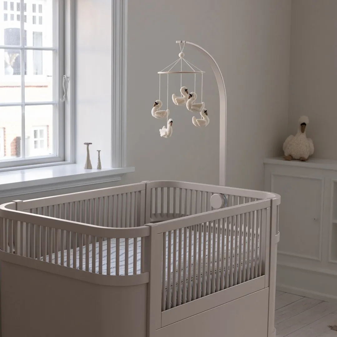 Sebra Baby Mobile Swans - Ivory