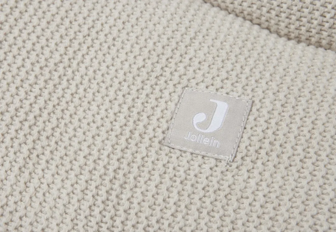 Jollein Boxkleed Rond Basic Knit 95cm - Katoen