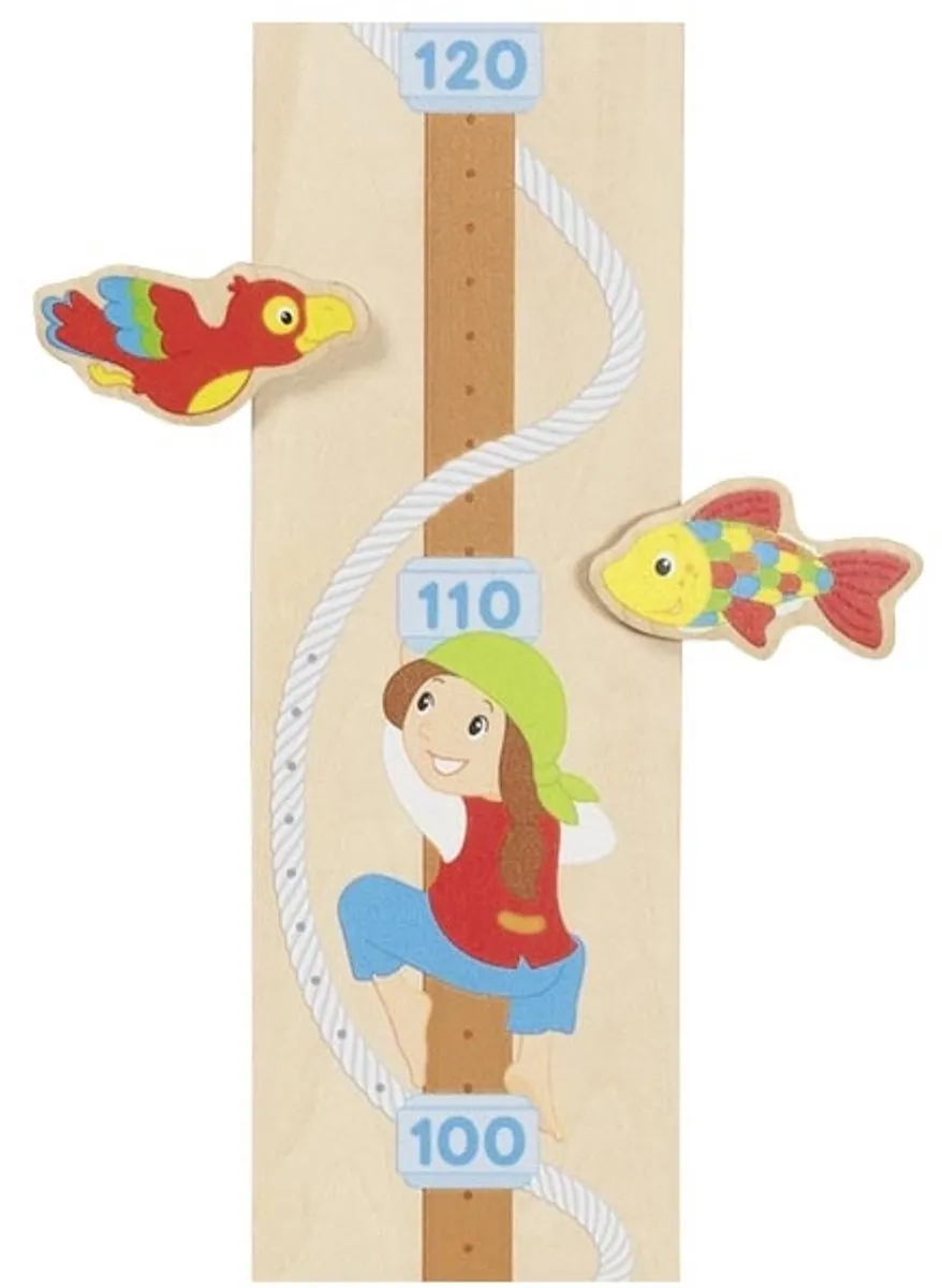 Goki Houten Groeimeter Piraten GK60660 - Multicolor - afbeelding 2 van 3