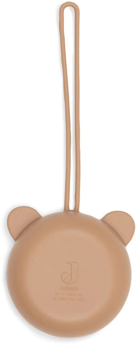 Jollein Siliconen Speenhouder 7cm - Light Terra