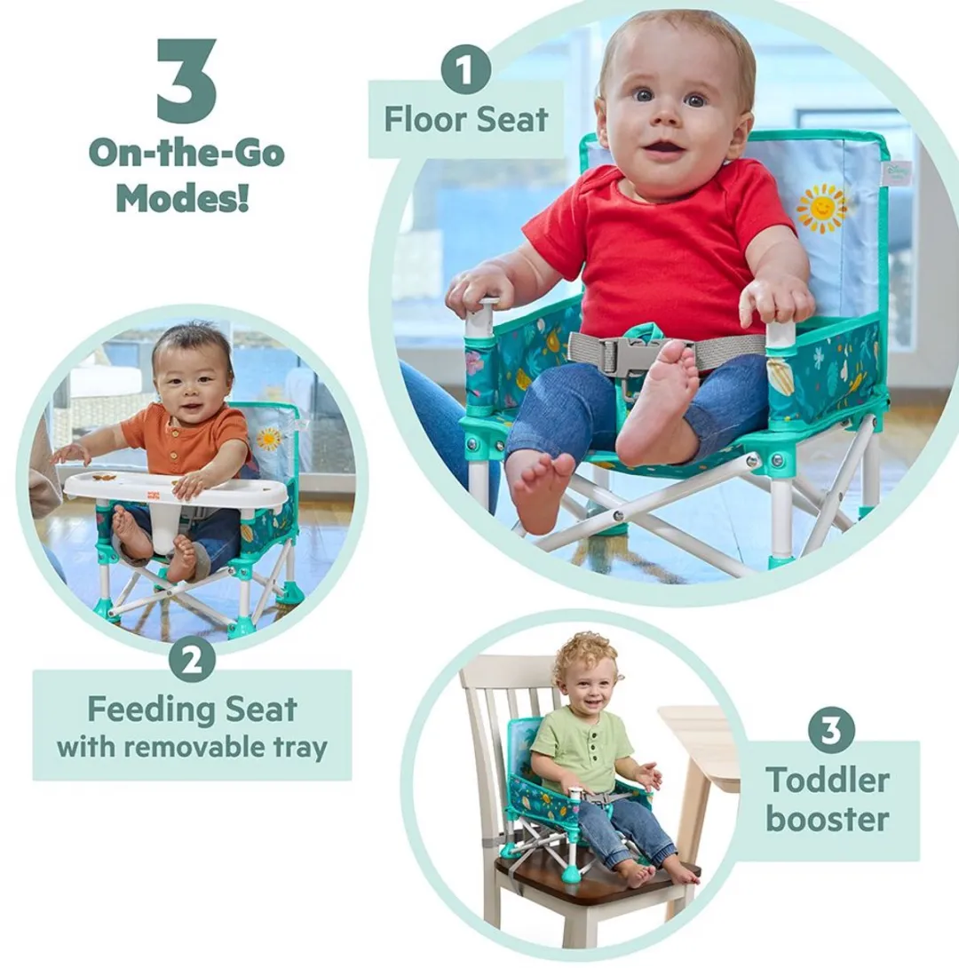 Bright Starts Stitch Pop N Sit Stoelverhoger - Multicolor