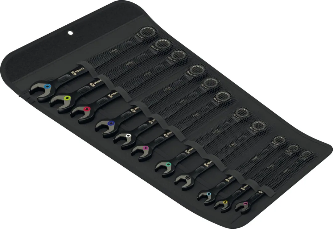 Wera 05020017001 6000 Joker Black Edition Ringratelsleutelset 11-delig