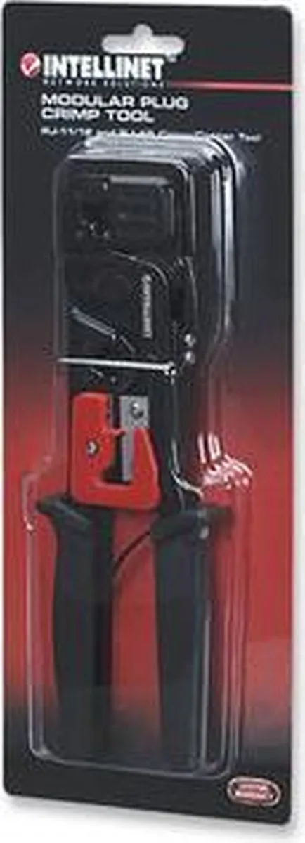Intellinet 210836 Krimptang - Zwart/Rood