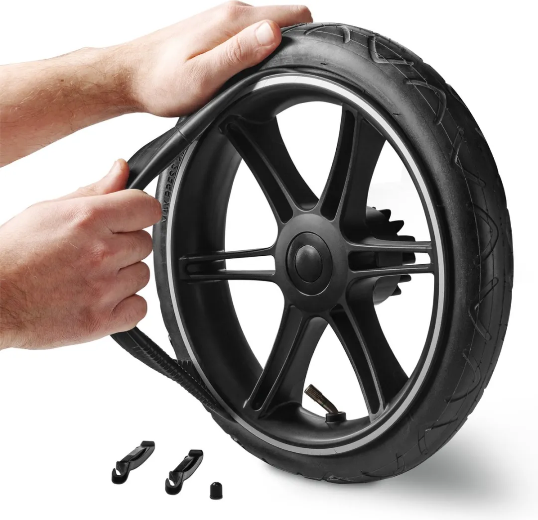 Hauck Pushchair Repair Kit 3WS - Binnenbanden 12" - Zwart