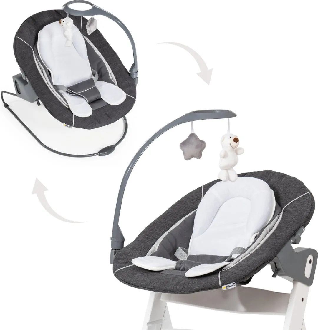 Hauck Alpha Bouncer 2-in-1 Deluxe Wipstoel