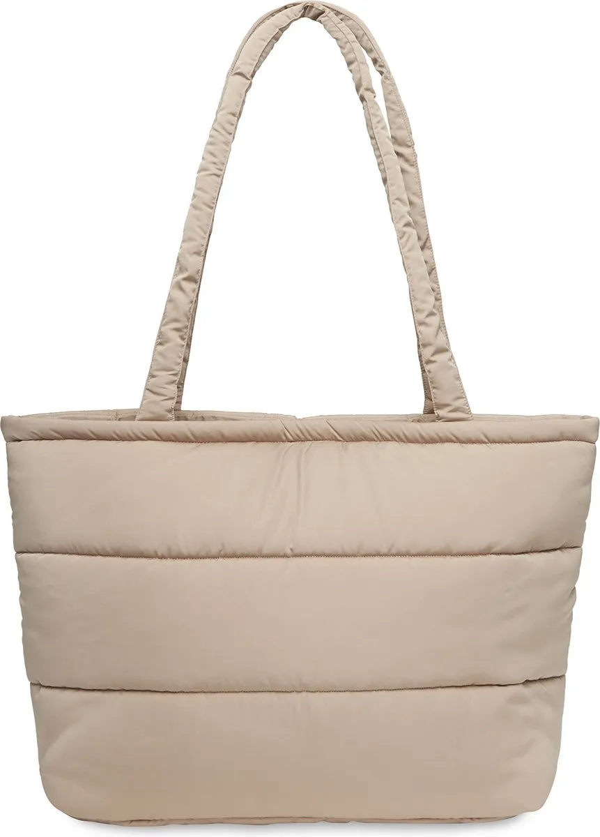Jollein Luiertas Puffed Mombag Biscuit - 40x35x16cm