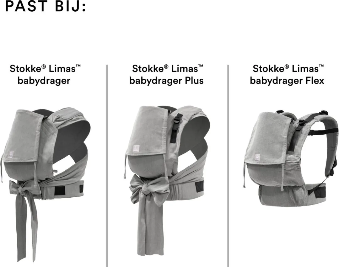 Stokke Limas Draagzakbeschermer - Grijs Gemêleerd