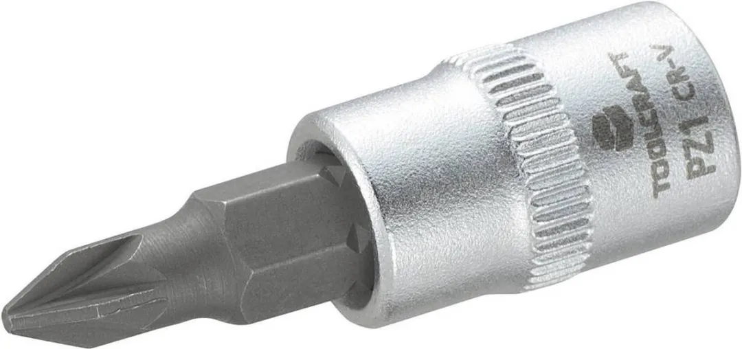 TOOLCRAFT Kruiskop Pozidriv Dopsleutel-bitinzet PZ 1 1/4 (6.3 mm)