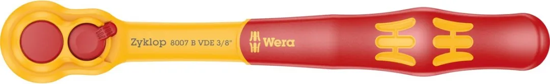 Wera 8007 B VDE Zyklop Omschakelratel 3/8" 222mm