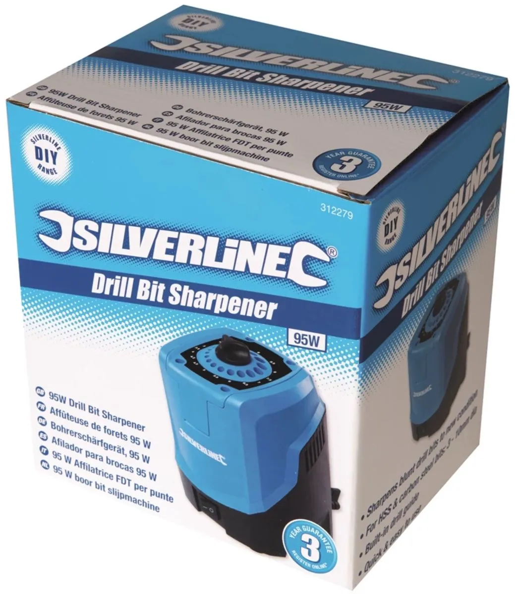 Silverline Boorbitslijpmachine 95W - Metaal - Ø50mm