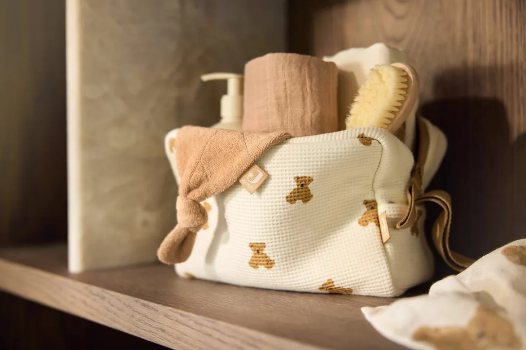 Jollein Luieretui Mini Teddy Bear - Little Waffle