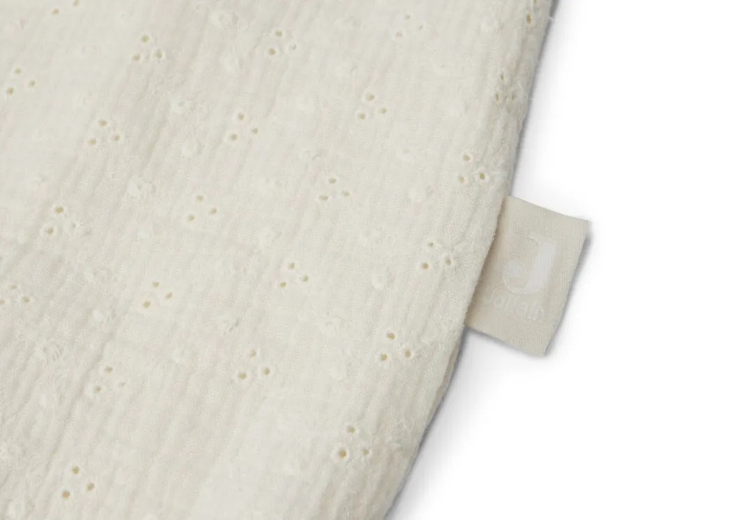 Jollein Shopper Embroidery Ivory Luiertas - 45x34cm