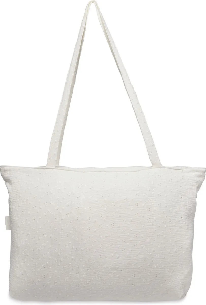 Jollein Shopper Embroidery Ivory Luiertas