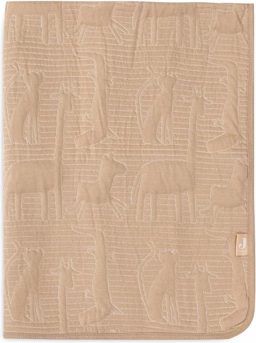 Jollein Deken Wieg 75x100cm Jungle Jambo Biscuit