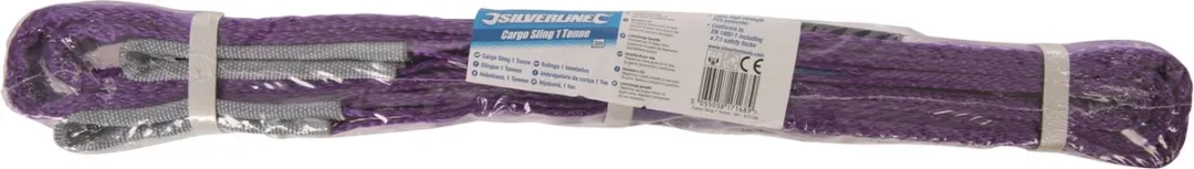 Silverline Hijsband 1 Ton - 3m - Paars