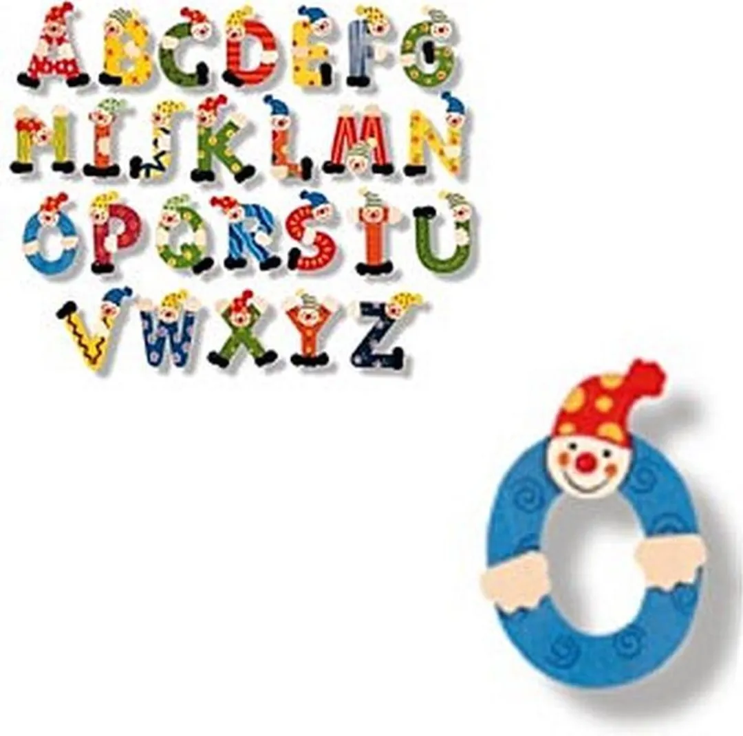 Simply For Kids Houten Naamletter Clown O