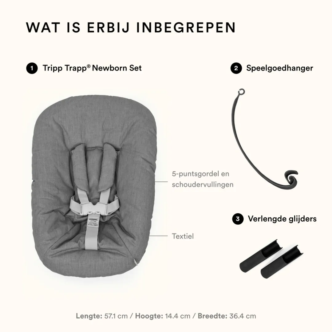 Stokke Tripp Trapp Newborn Set - Kinderzitje Anthracite