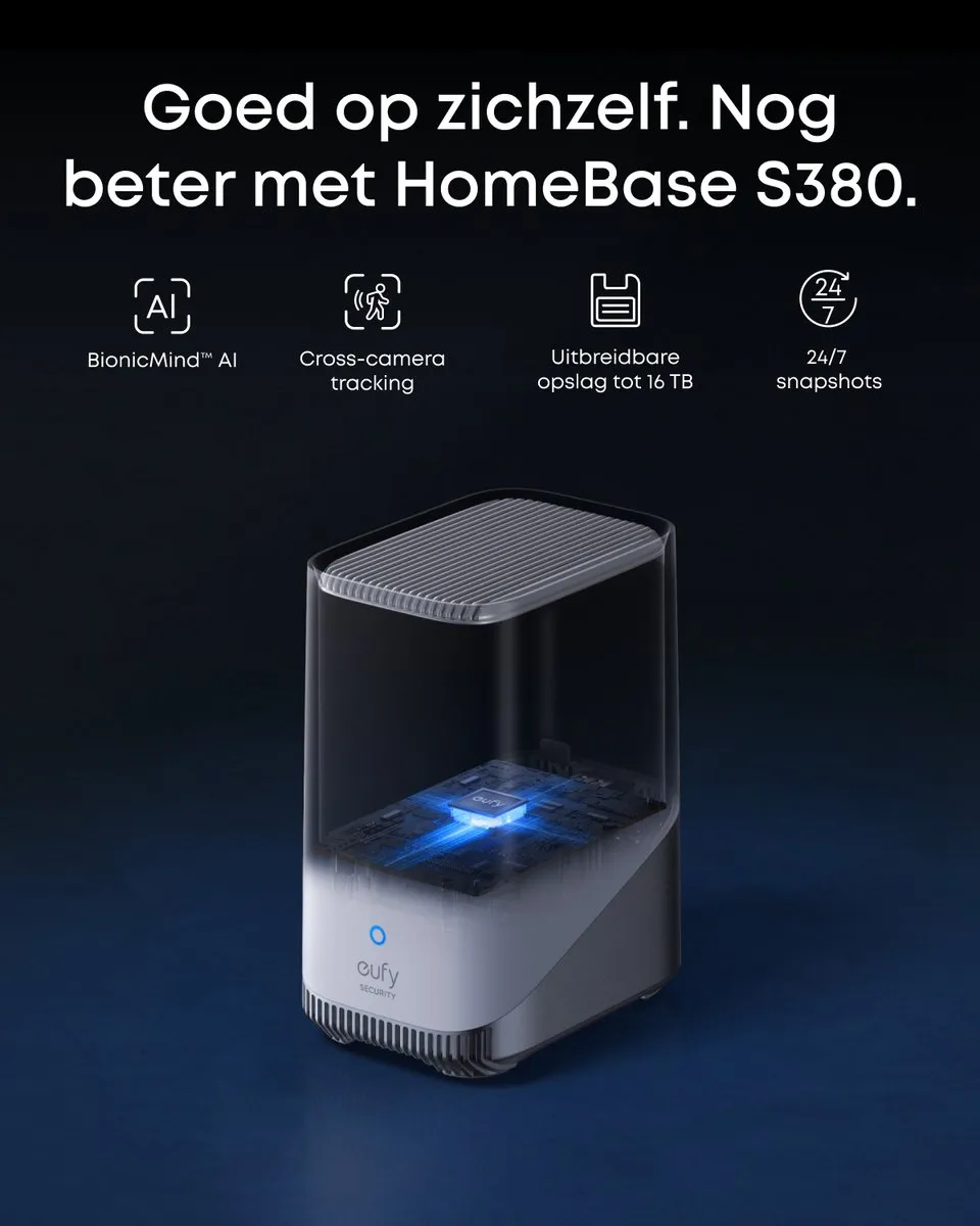 Eufy eufyCam S4 PTZ Beveiligingscamera 4K - Wit - afbeelding 6 van 6