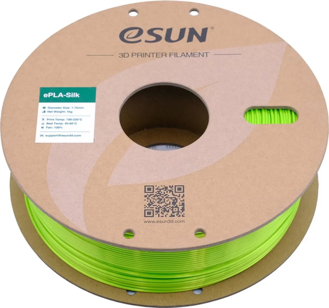 ESUN ePLA-Silk Limoen 1.75mm 3D Filament - 1kg