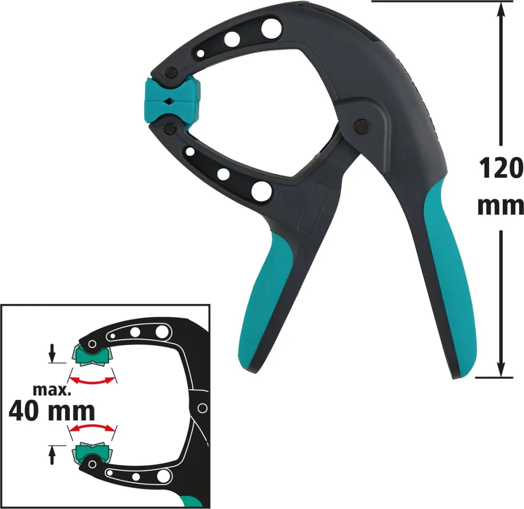 Wolfcraft Veerklem PRO 40 3626000 - Multi
