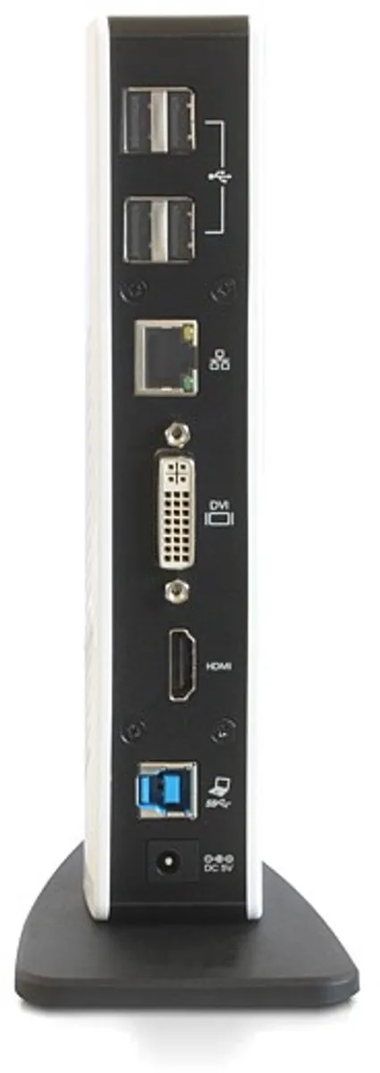 Delock USB 3.0 Port Replikator 87568 - Zwart/Wit - afbeelding 4 van 4