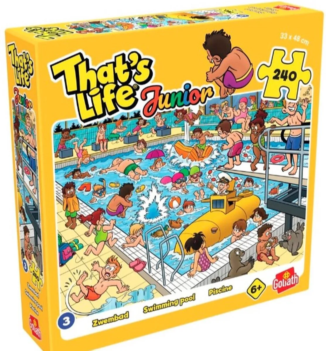 Goliath Puzzel That's Life Junior 3 Zwembad 240 stukjes
