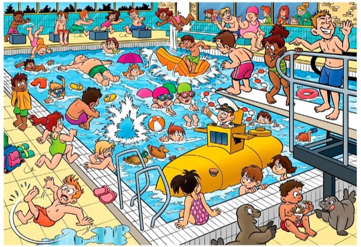 Goliath Puzzel That's Life Junior 3 Zwembad 240 stukjes