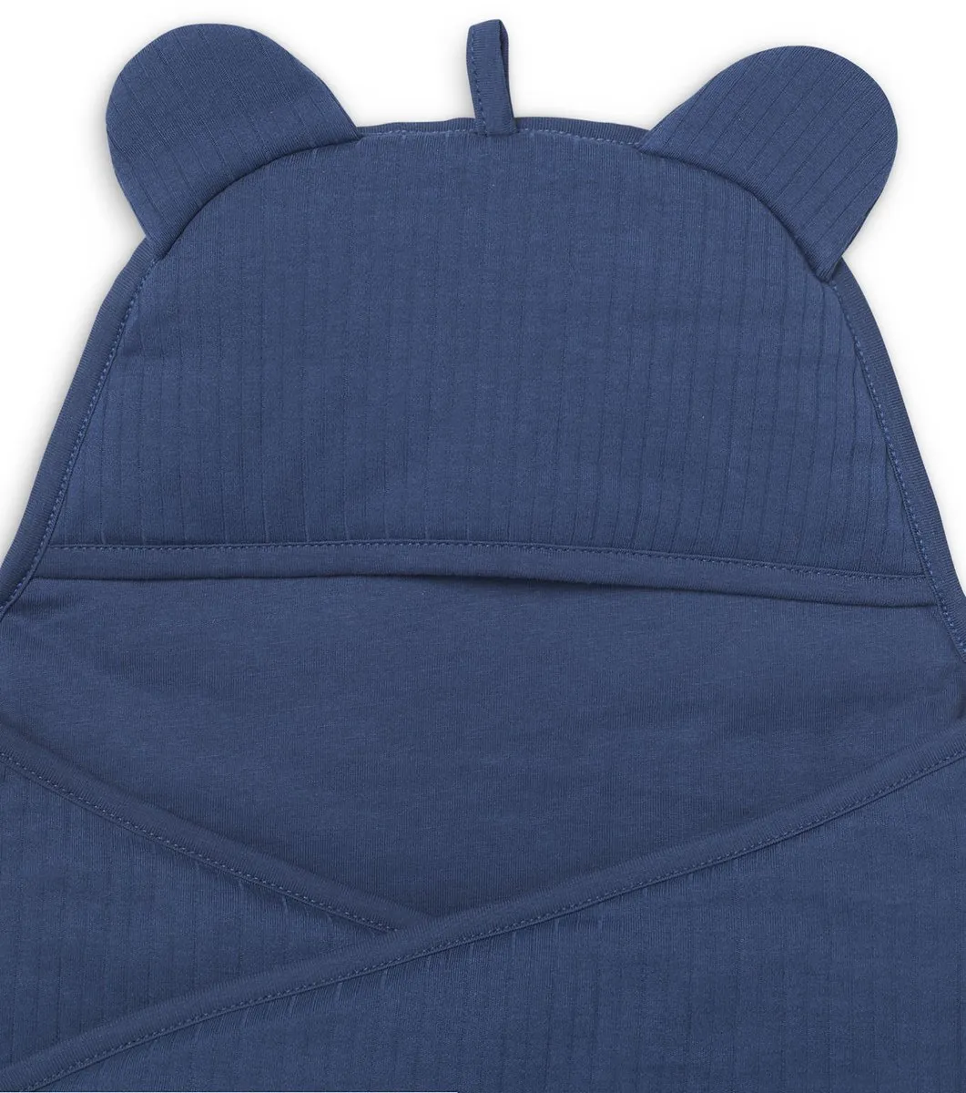 Jollein Wikkeldeken Basic Stripe 100x105cm - Jeans