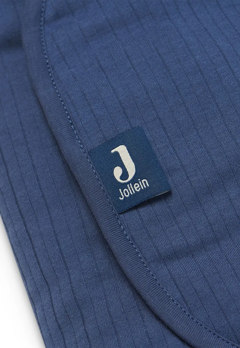 Jollein Wikkeldeken Basic Stripe 100x105cm - Jeans