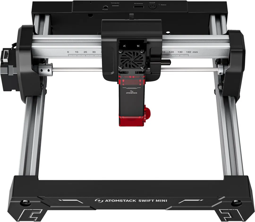 ATOMSTACK Swift Mini 3W Lasergraveermachine 135x145mm - Zwart