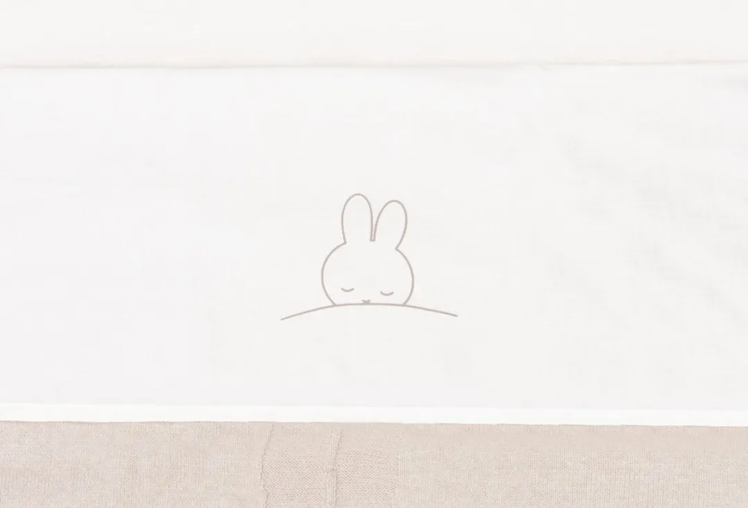 Jollein x Nijntje Laken Ledikant 120x150cm Sleepy Miffy Funghi