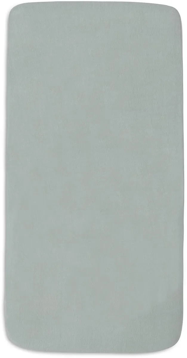 Jollein Baby Hoeslaken Jersey 60x120cm Sea Green/Biscuit - 2 Stuks