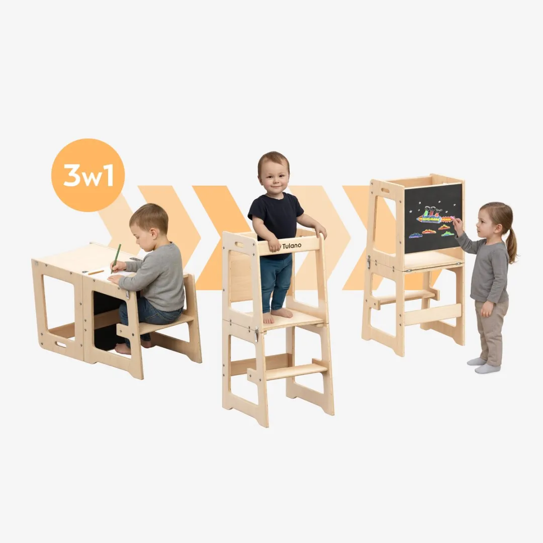 Tulano Mooby 35 Keukenhelper 3-in-1 - tot 60 kg - Natural