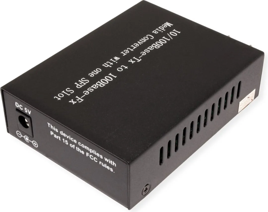 Value Fast Ethernet-converter RJ-45 - LC (Mini-GBIC) - Zwart
