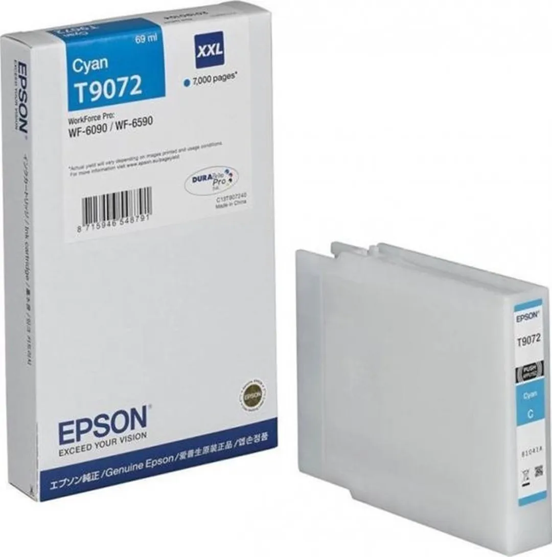 Epson T9072XXL Cyaan Inktcartridge - 69ml