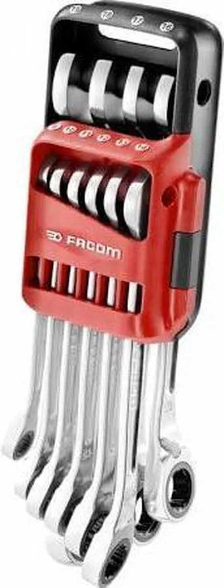 FACOM 467BR.JP10 Steek-/ringratelsleutelset 10-delig - Inch