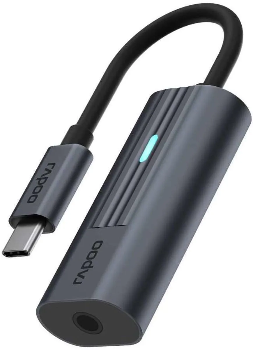 Rapoo UCA-1002 USB-C naar 3,5mm Audio Adapter