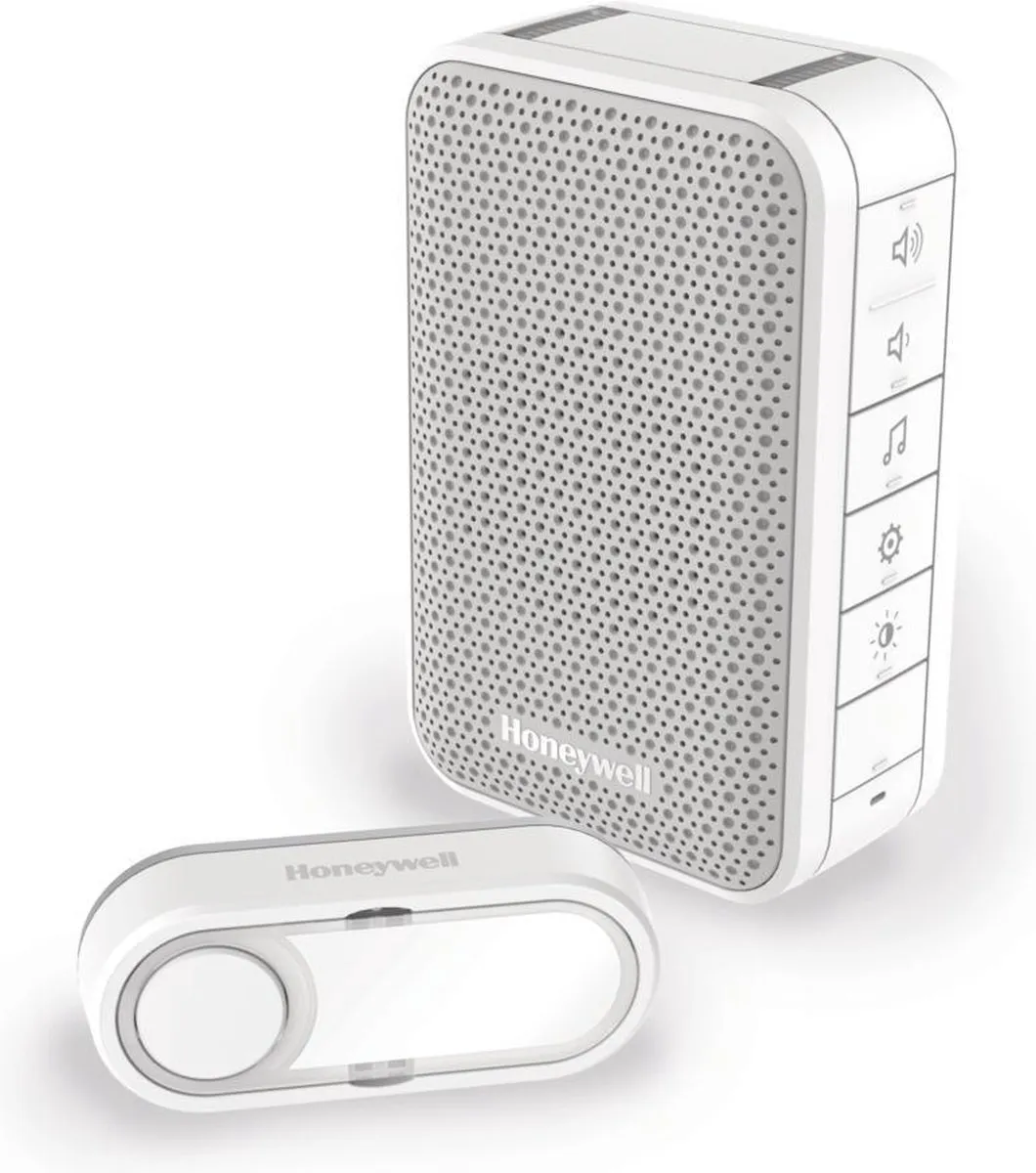 Honeywell Draadloze Bel 150M 6 Melodieën 84dB - Wit