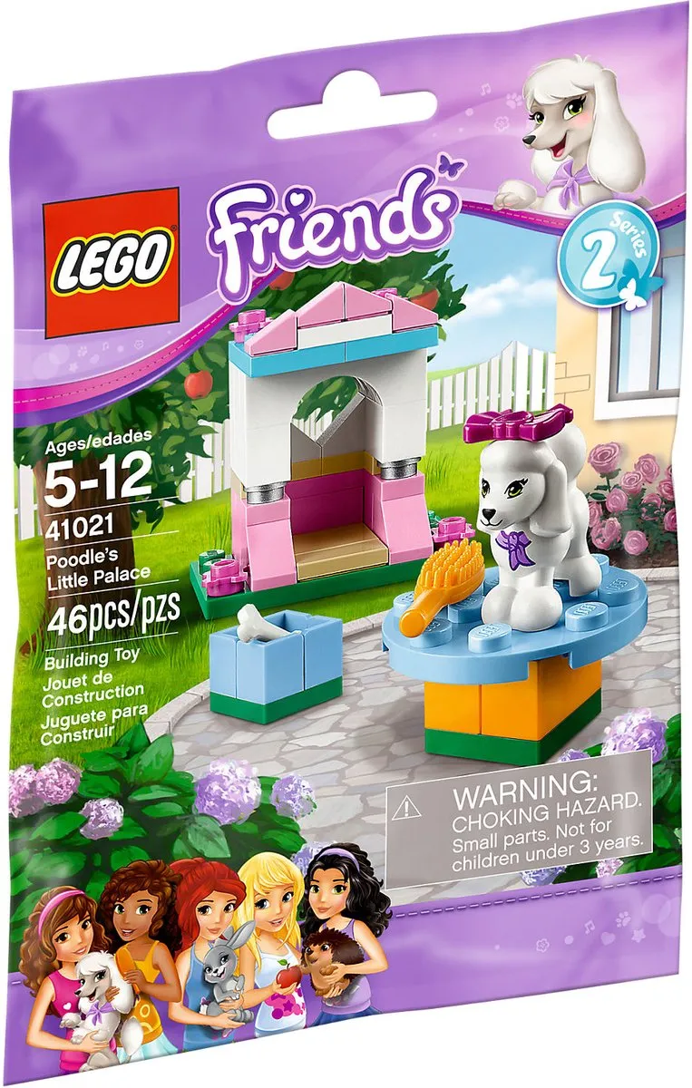 LEGO Friends Hondenhok van Poedel 41021 - 46 Stukken - Paars