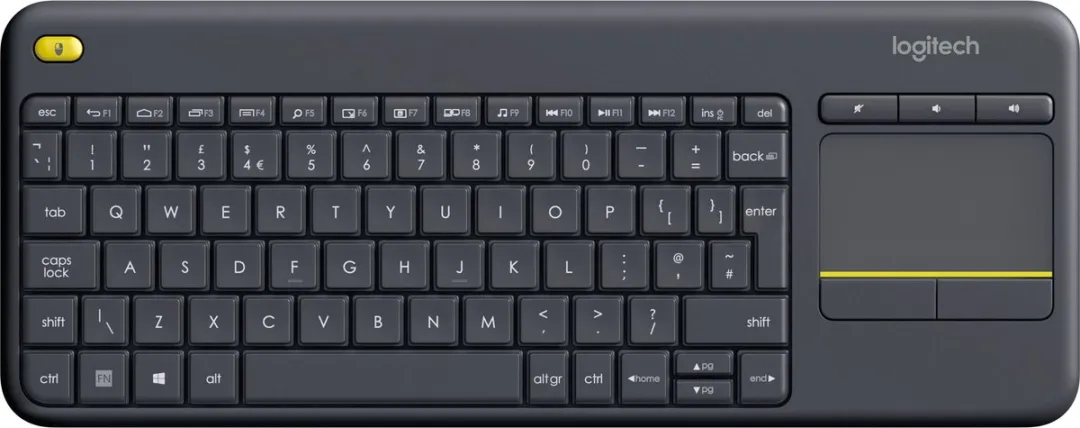 Logitech K400 Plus Draadloos Toetsenbord - Zwart