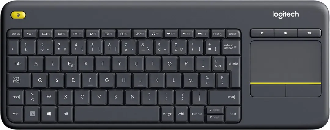 Logitech K400 Plus Draadloos Toetsenbord - Zwart