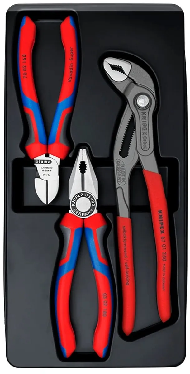 Knipex Tangenset 3-delig 00 20 09 V01 - Wit