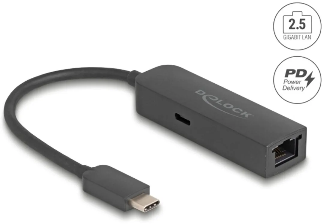 Delock 66938 USB-C 2.5Gbps Ethernet Adapter