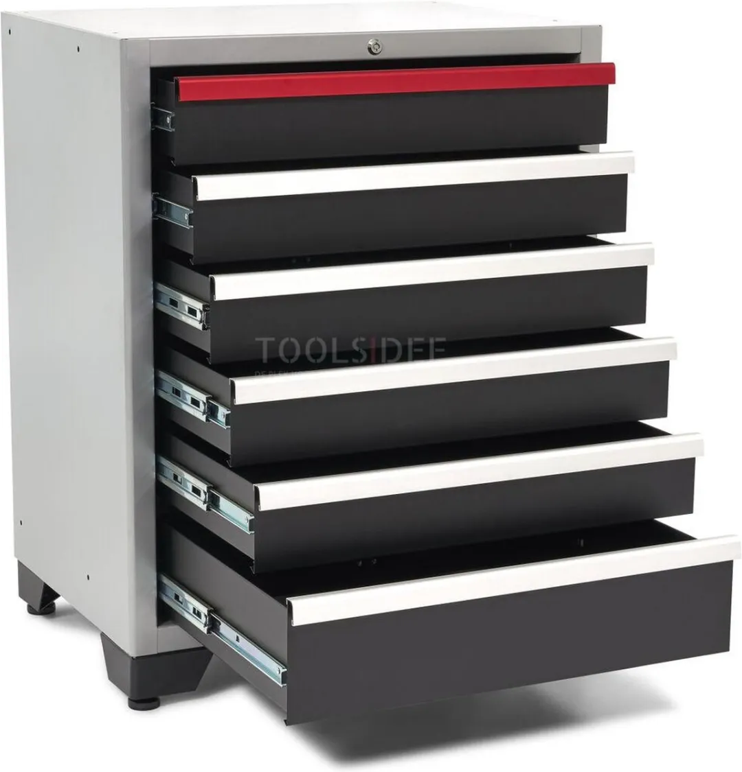 HBM 6 Laden Deluxe Gereedschapskast - 6 Stuks