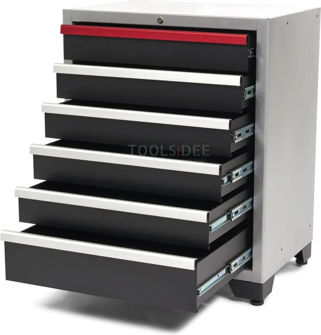 HBM 6 Laden Deluxe Gereedschapskast - 6 Stuks