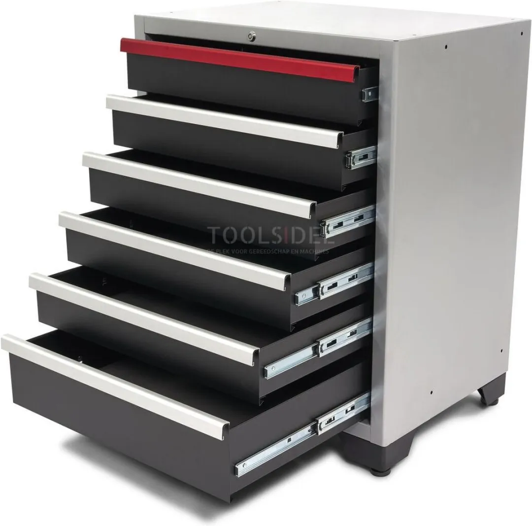 HBM 6 Laden Deluxe Gereedschapskast - 6 Stuks