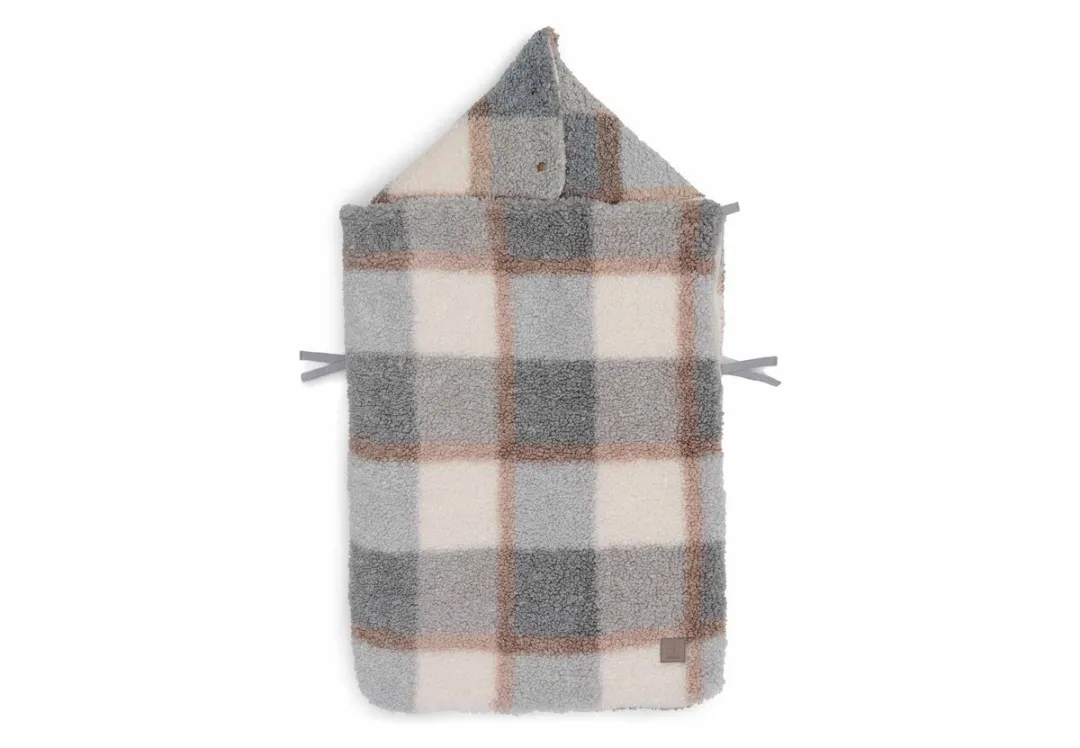 Jollein Baby Voetenzak Groep 0+ 3/5 punts - Check Boucle